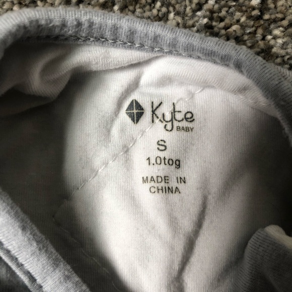 Kyte Baby Sleep Bag 1.0 in Fog Grey Blue Size Small Sleep Sack Wearable Blanket - Picture 6 of 11